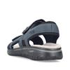 Rieker Men Lukas Twin Velcro Sandal - Navy